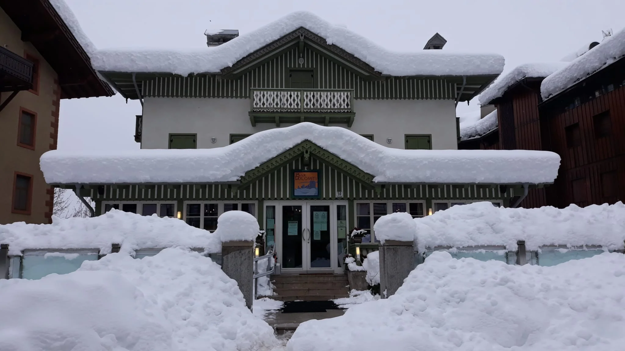Bar Dolomiti in inverno
