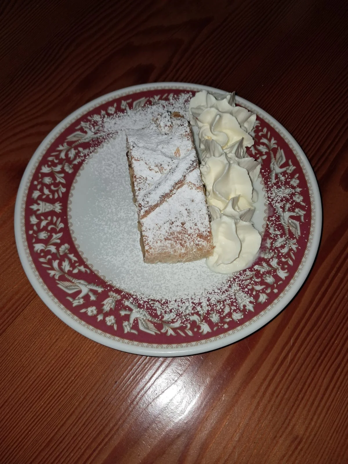 Strudel con panna