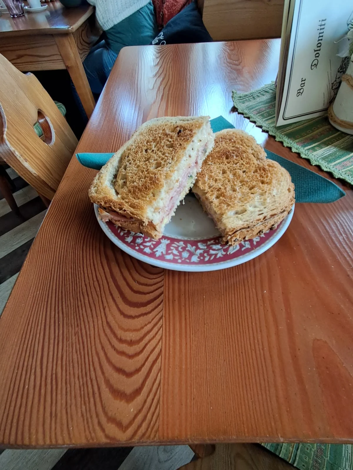 Toast prosciutto e formaggio
